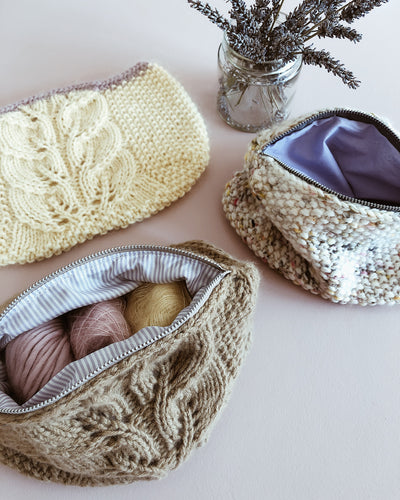 Knitted Bag of Spring (opskrift og syguide)